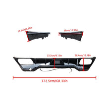 Load image into Gallery viewer, NINTE For 2018 - 2024 BMW 8 - Series G16 Gran Coupe 4 Doors M Sport Rear Diffuser Rear Diffuser Gloss Black with Brake Light - NINTE