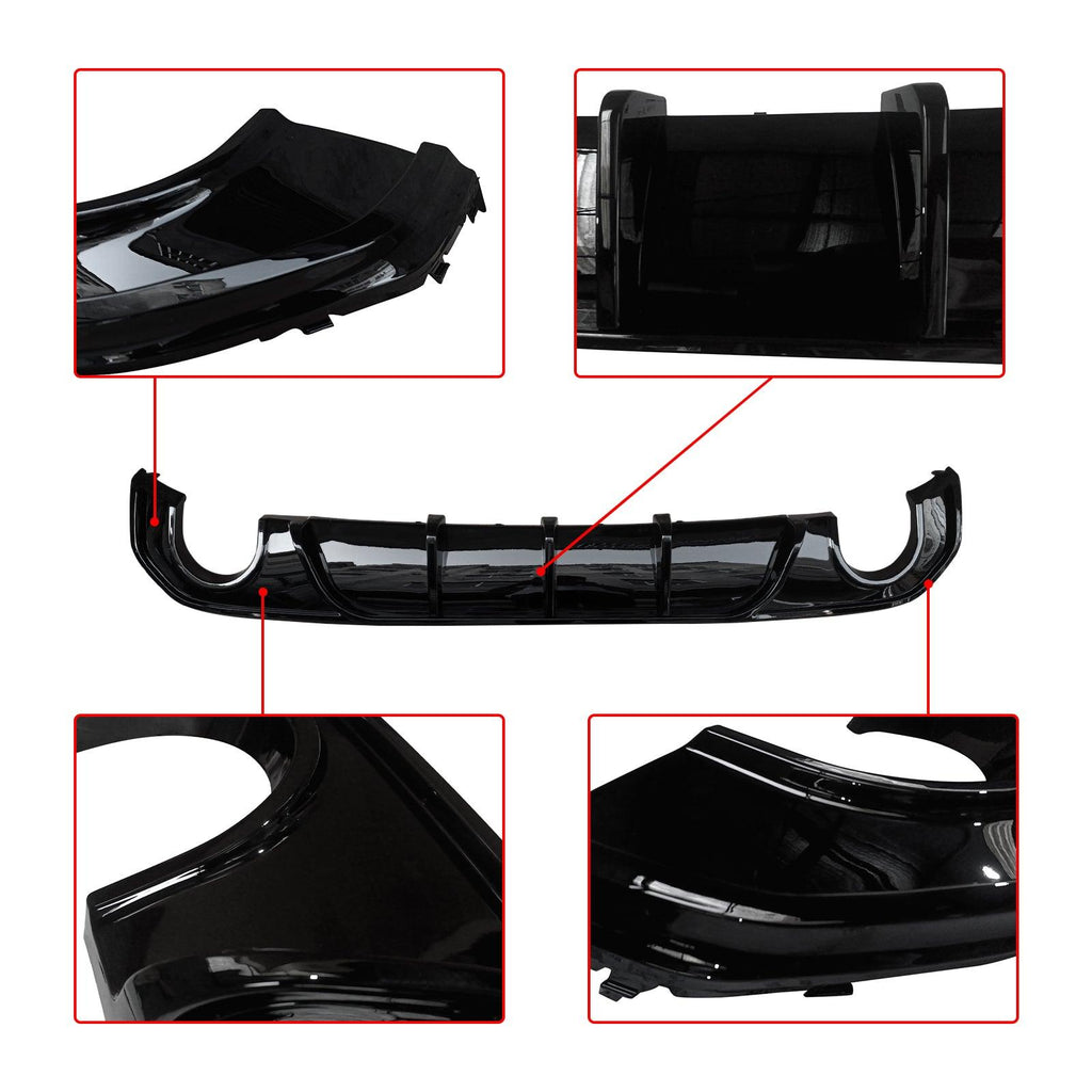 NINTE For 2022 - 2024 BMW 4 Series Gran Coupe G26 i4 M - Sport Rear Diffuser ABS Rear lip - NINTE