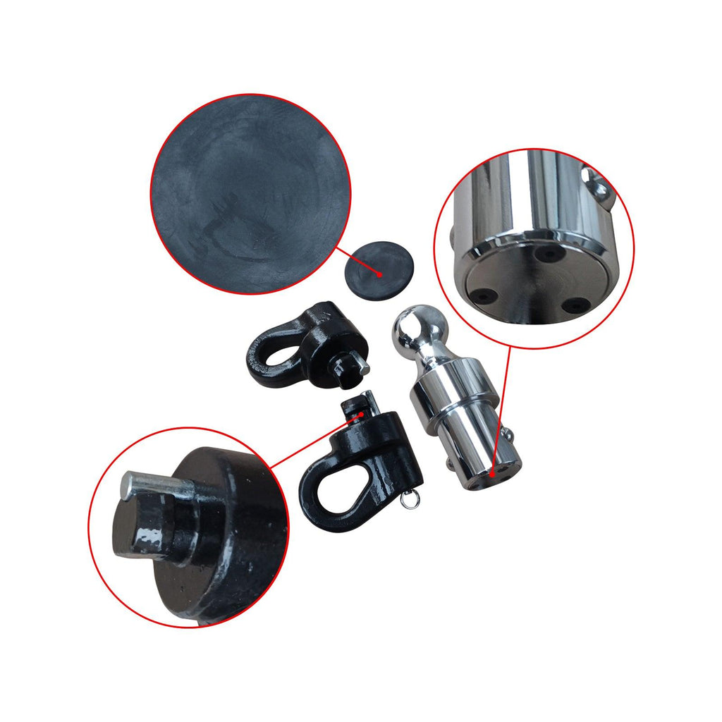 NINTE For 2013 - 2024 Ford F250 F350 F450 & 2016 - 2024 Chevrolet Silverado GMC Sierra Nissan Titan XD 60692 Puck System Gooseneck Hitch Ball Kit - NINTE