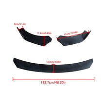Laden Sie das Bild in den Galerie-Viewer, NINTE BMW Audi Benz Mazda Honda Civic Audi Q5 Universal Front Bumper Lip Body Kit Spoiler ABS - NINTE
