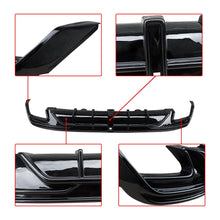 Load image into Gallery viewer, NINTE for 2023 2024 Honda Accord Gloss Black Rear Diffuser with Tailpipe Rear Bumper Bumper with Brake Light - NINTE