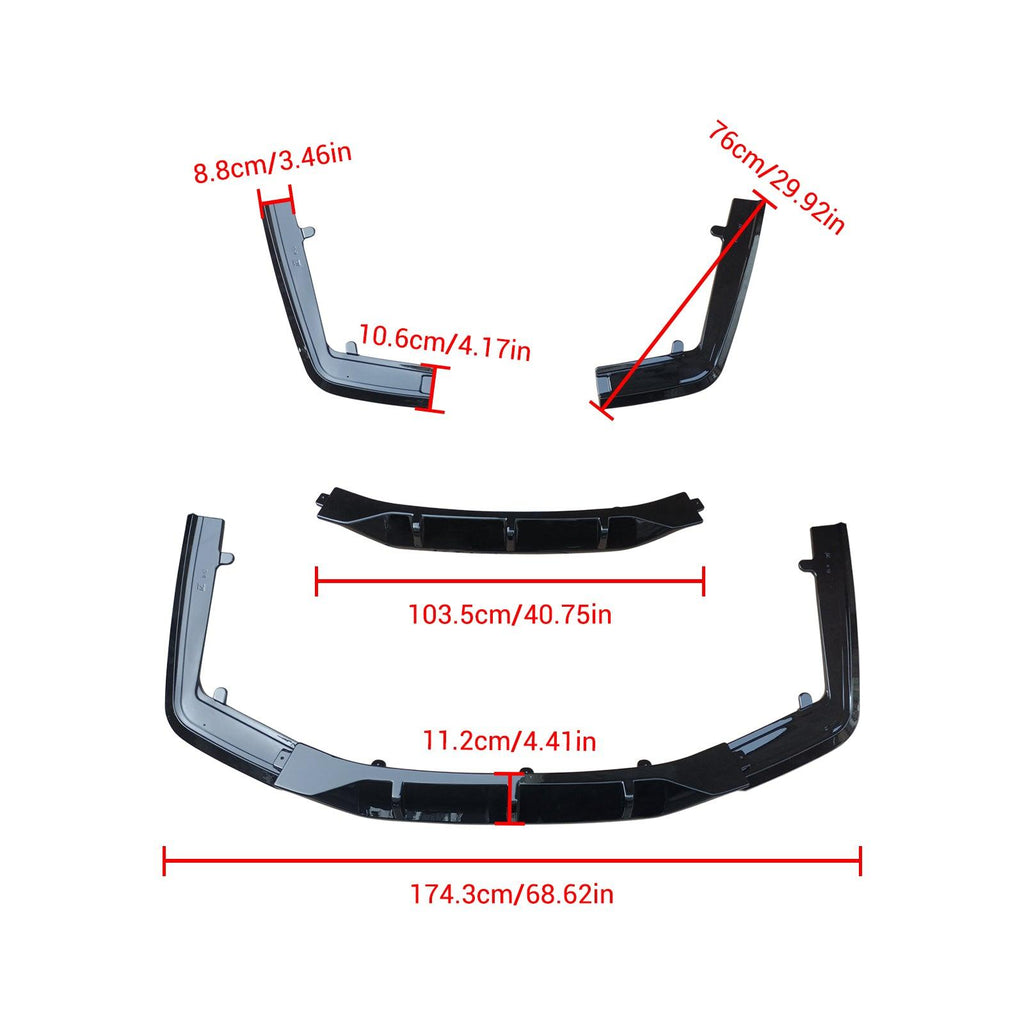 NINTE For 2019 - 2022 BMW G11 G12 7 Series M Sport R Style Glossy Black Shark Fin Rear Diffuser - NINTE