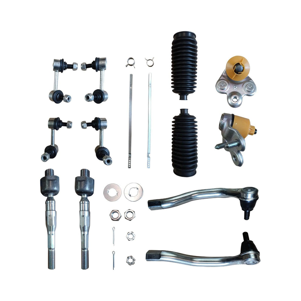 NINTE For 2006 - 2011 Honda Civic Front Lower Control Arms Ball Joint Sway Bars Tie Rods - NINTE