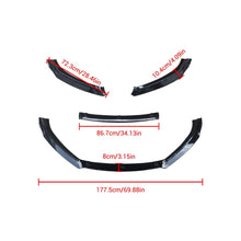 Laden Sie das Bild in den Galerie-Viewer, NINTE For 2014 - 2018 Mazda 3 Sedan Axela Front Bumper Lip Body Kit Spoiler Gloss Black - NINTE
