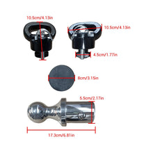 Cargar imagen en el visor de la galerĆa, NINTE For 2013 - 2024 Dodge RAM 2500 3500 60638 Puck System 2 - 5/16" Gooseneck Hitch Kit Gooseneck Ball & Safety Chain Anchor Kit - NINTE