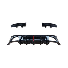 Charger l'image dans la galerie, NINTE For 2019 - 2022 BMW G20 3 Series M Sport Rear Diffuser W/ LED Light NINTE Style Gloss Black - NINTE