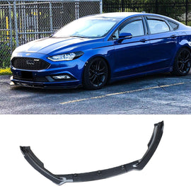 NINTE For 2017 - 2018 Ford Fusion Front Lip Front Bumper Lip 3PCS Body Kit Spoiler Splitter - NINTE