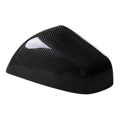 NINTE Mirror Covers for 2016 - 2022 Tesla Model X Mirror Overlays Carbon Fiber Style ABS Painted (NOT the Replacement) - NINTE
