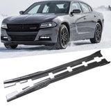 NINTE For Side Skirts 2015-2023 Dodge Charger Side Bottom Extension Lip Splitters Body Kits