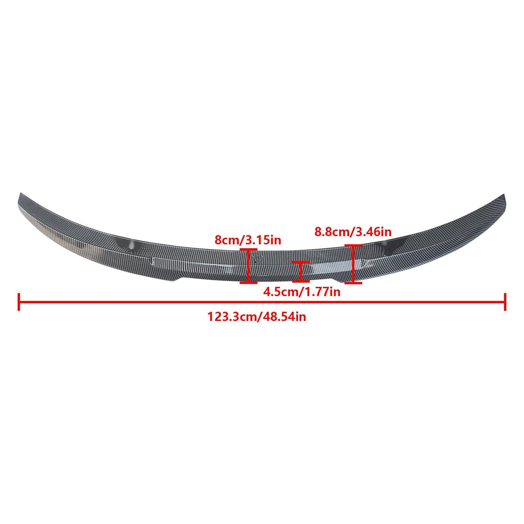 NINTE For 2022 - 2025 BMW 4 - Series Gran Coupe G26 440i 430i 4DR I4 eDrive40 eDrive35 M50 Rear Spoiler ABS M4 Style Trunk Spoiler Wing - NINTE