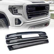 Laden Sie das Bild in den Galerie-Viewer, NINTE For 2019 - 2022 GMC Sierra 1500 SLT AT4 Front Mesh Grill Cover Grill Overlay Trim - NINTE