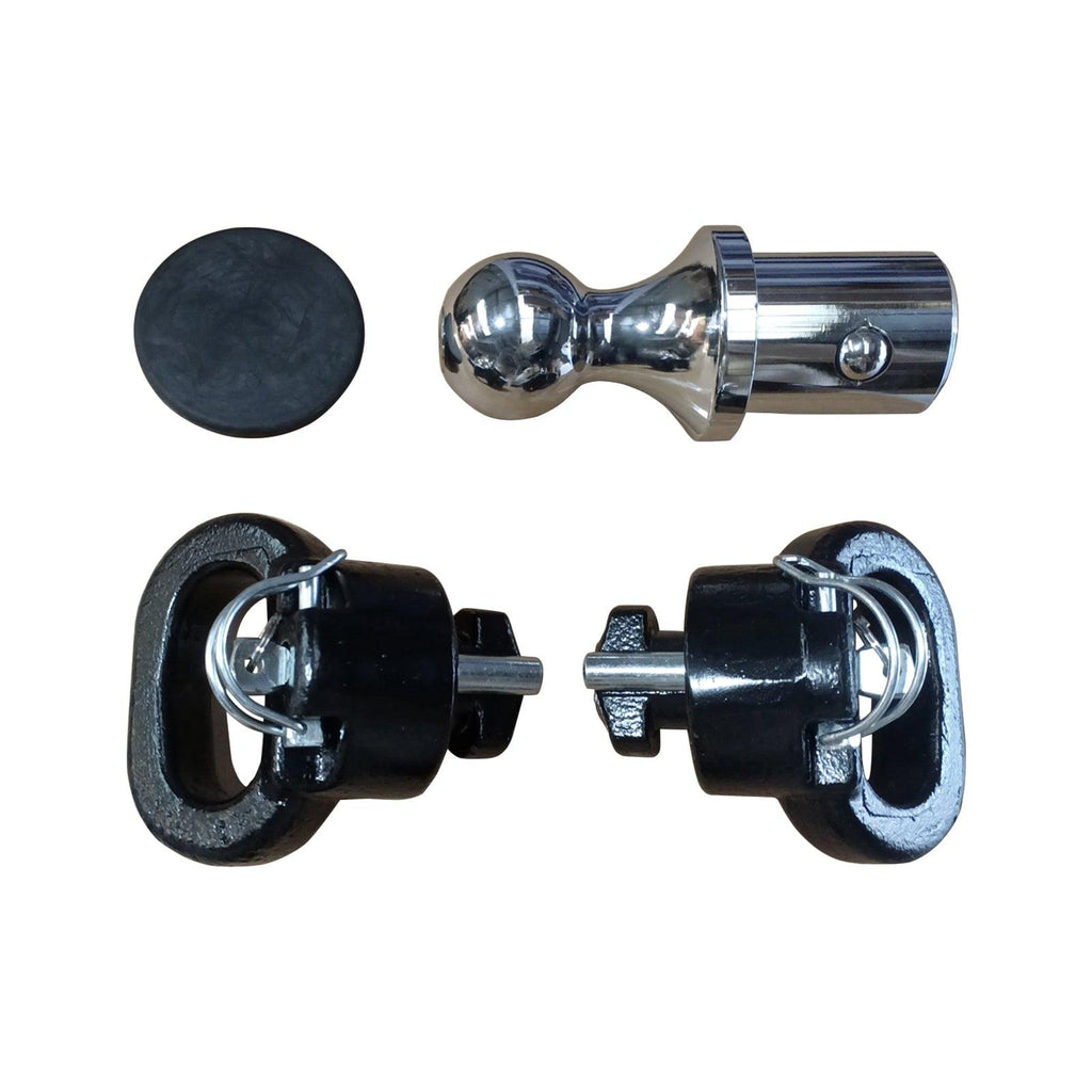 NINTE For 2013 - 2024 Dodge RAM 2500 3500 60638 Puck System 2 - 5/16" Gooseneck Hitch Kit Gooseneck Ball & Safety Chain Anchor Kit - NINTE