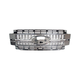 NINTE Front Bumper Grill For 2017 - 2019 Ford F250 F350 Super Duty ABS Chrome Replacement Insert Grille Car Accessories HC3Z - 8200 - CC HC3Z8200CC - NINTE
