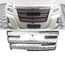Laden Sie das Bild in den Galerie-Viewer, NINTE For 2010 - 2015 GMC Terrain SLE SLT Grill Overlay Chrome Front Grille Cover ABS Cover Only Not Replacement - NINTE