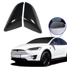 Load image into Gallery viewer, NINTE Mirror Covers for 2016 - 2022 Tesla Model X Mirror Overlays Carbon Fiber Style ABS Painted (NOT the Replacement) - NINTE