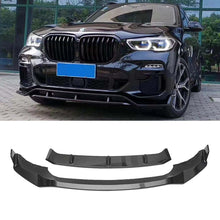 Cargar imagen en el visor de la galería, NINTE Front Lip For 2019 - 2023 BMW G05 X5 M - Sport 2 PCs ABS Front Bumper Splitters - NINTE