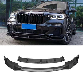 NINTE Front Lip For 2019 - 2023 BMW G05 X5 M - Sport 2 PCs ABS Front Bumper Splitters - NINTE