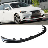 NINTE Front Bumper For 2014-2016 Lexus IS250 IS300 IS350 F Sport Front Lip Splitter
