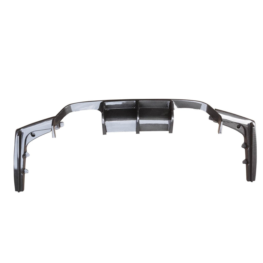 NINTE For 2015 - 2020 BMW F80 M3 F82 M4 F83 3PCs Rear Diffuser ABS Painted V Style Rear Bumper Lip - NINTE