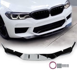 NINTE for 2018-2020 BMW F90 M5  Front Bumper Lip R Style F90 M5 Extension 1 Piece Style