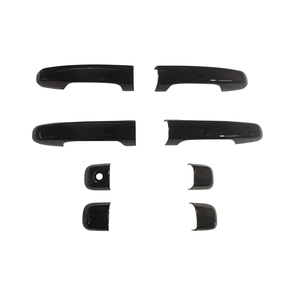 NINTE For 2010 - 2024 Toyota 4 Runner Door Handle Cover Gloss Black without Passenger Key Hole - NINTE
