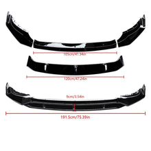 Charger l'image dans la galerie, NINTE For 2019 - 2023 BMW G05 X5 M - Sport 4pc ABS Front Lip Front Bumper Splitters - NINTE