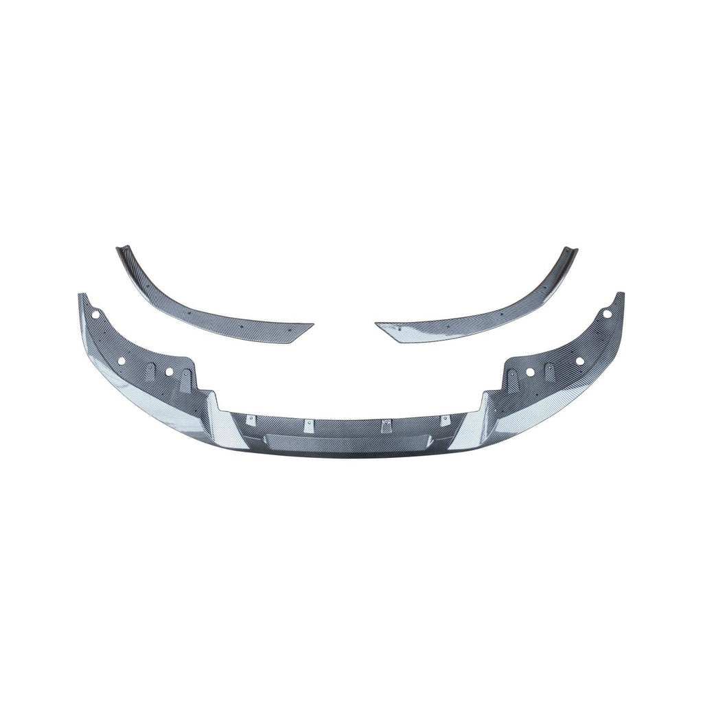 NINTE For 2020 - 2025 BMW 4 Series Coupe Convertible G22 G23 430i M440i M Sport Front Lip Front Splitter Bumper Lip ABS Painted Carbon Fiber Style Chin G22 Extension Accessories - NINTE