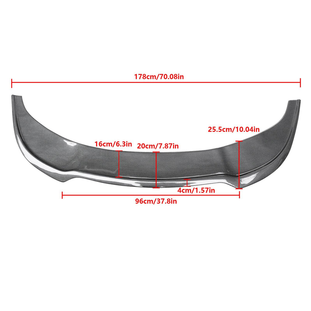 NINTE For 2015 - 2023 Chrysler 300 C S SRT Front lip ABS Painted 1 Piece Style Front Bumper Lip Splitter - NINTE