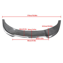 Cargar imagen en el visor de la galería, NINTE For 2015 - 2023 Chrysler 300 C S SRT Front lip ABS Painted 1 Piece Style Front Bumper Lip Splitter - NINTE