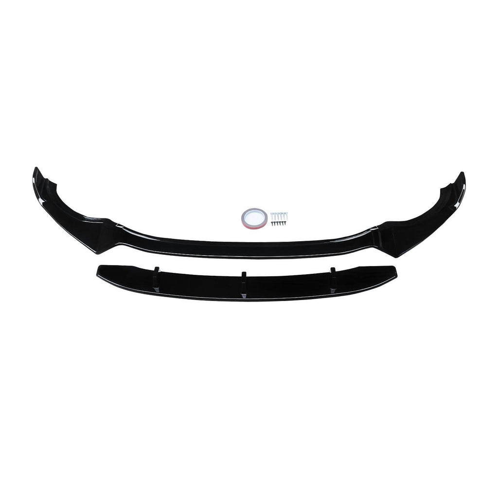 NINTE For 2018 - 2021 BMW G01 X3 G02 X4 M - Sport Front Lip 2PCs Front Bumper Splitter ABS - NINTE