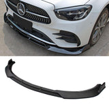 NINTE For 2021-2023 Benz E-Class W213 C238 A238 E350 E450 AMG E53 Front Lip Lower Bumper Splitter