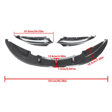 Laden Sie das Bild in den Galerie-Viewer, NINTE Front Lip For 2007 - 2013 BMW E82 128i 135i M Sport 4ps Set ABS Painted Front Bumper Lip Splitter - NINTE