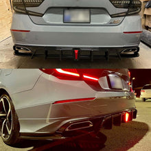 Cargar imagen en el visor de la galerĆa, NINTE For 2018 - 2022 Honda Accord Rear Diffuser with LED Brake Light Apron Spats ABS Painted Rear Lip - NINTE