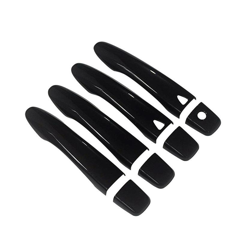 NINTE For 2014 - 2020 Nissan Rogue & X - Trail Black w/ 2 smart hole Door Handle Covers - NINTE