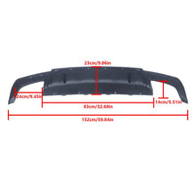 Load image into Gallery viewer, NINTE For 2015 - 2021 Chrysler 300 Dual Rectangle Exhaust Opening Rear Diffuser Rear Bumper Lip - NINTE