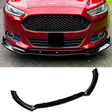 Load image into Gallery viewer, NINTE Front Lip for 2013-2016 Ford Fusion Mondeo 3 PCS ABS Front Bumper Splitter