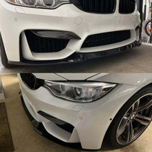 Laden Sie das Bild in den Galerie-Viewer, NINTE For 2015 - 2020 Fits BMW F80 M3 F82 F83 M4 1 Piece Style Front Bumper Lip Front Lower Diffuser - NINTE
