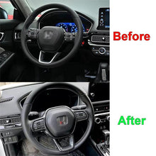 Load image into Gallery viewer, NINTE For 2022 - 2025 11th Honda Civic Steering Wheel Cover Trims Interior Accessories Carbon Fiber - NINTE