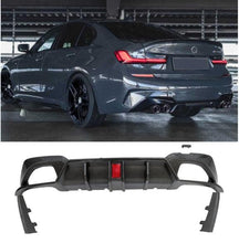Laden Sie das Bild in den Galerie-Viewer, NINTE For 2019 - 2022 BMW 3 Series G20 M Sport 330i 340i 320i 330e M340i Rear Diffuser Rear Bumper Lip - NINTE
