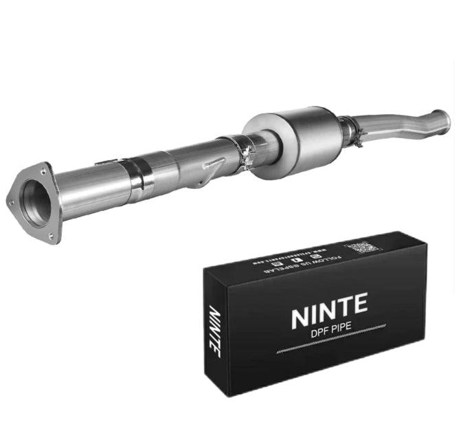 NINTE 4"/5" 2011 - 2023 Ford 6.7 Powerstroke DPF Delete Race Pipe w/Muffler Exhaust - NINTE