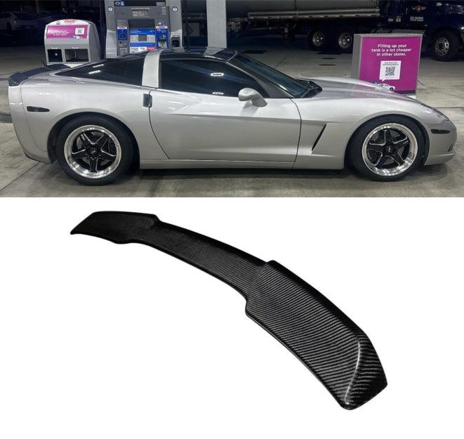 NINTE For 2005 - 2013 Corvette C6 Rear Spoiler Wicker Bill Flap ABS Trunk Wing Spoiler - NINTE