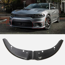Cargar imagen en el visor de la galería, NINTE For 2015 - 2024 Dodge Charger SRT Scat Pack ABS Painted Front Bumper Lip Splitter Protector Pair - NINTE