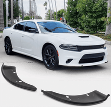 Cargar imagen en el visor de la galería, NINTE For 2015 - 2024 Dodge Charger SRT Scat Pack ABS Painted Front Bumper Lip Splitter Protector Pair - NINTE
