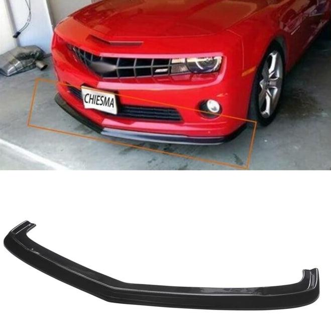 NINTE One - Piece Front Bumper Lip Compatible with 2010 - 2013 Chevy Camaro SS V8 ZL1 Style ABS Bodykit Spoiler Splitter - NINTE