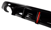 Cargar imagen en el visor de la galerĆa, NINTE For 2017 - 2022 INFINITI Q60 Rear Diffuser Rear Bumper Diffuser W/ LED Brake Light Gloss Black - NINTE
