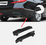 NINTE For 2018-2022 Honda Accord Side Rear Bumper Winglet Corner Apron Spat Gloss Black