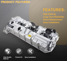Charger l'image dans la galerie, NINTE ALUMINUM Valve Cover for BMW N52 E70 E82 E90 E91 328i 528i 128i X3 X5 Z4 11127552281 - NINTE