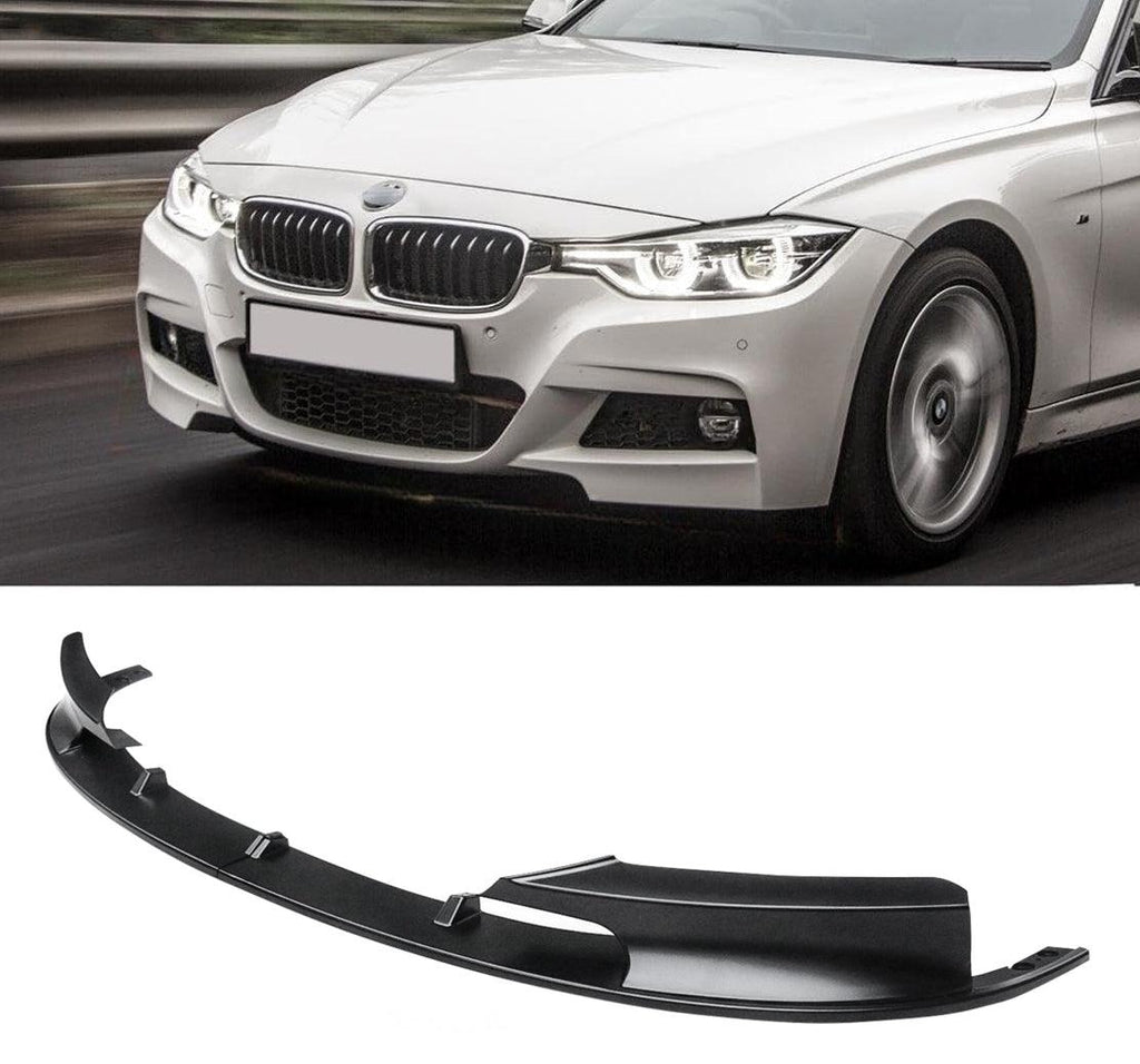 NINTE For 2012 - 2018 BMW F30 3 - Series M Tech Style Front Bumper Lip ABS 2 Pieces - NINTE