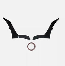 Load image into Gallery viewer, NINTE Front Bumper Lip Corner Winglet 2Pcs for Ford Mustang GT500 2015 - 2021 Front Lower Protector ABS Painted Gloss Black Splitter - NINTE