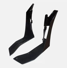 Load image into Gallery viewer, NINTE Front Bumper Lip Corner Winglet 2Pcs for Ford Mustang GT500 2015 - 2021 Front Lower Protector ABS Painted Gloss Black Splitter - NINTE